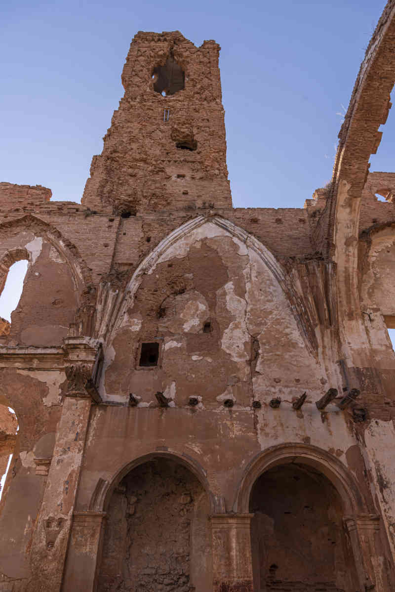 Zaragoza - Belchite 21 - Pueblo Viejo - iglesia de San Martín de Tours
